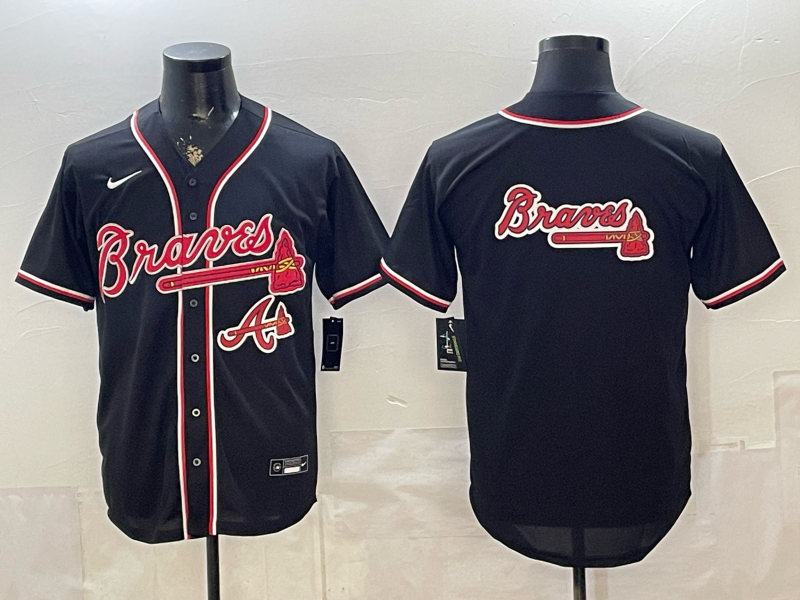Men Atlanta Braves blank black Nike 2026 Jersey 0528002->atlanta braves->MLB Jersey